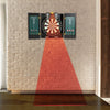 Sisal Dartboard Cabinet Set with Toe Line Marker