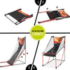 Set-up Infographic for the E-Jet Games Junior Arcade Basketball Indoor Hoop Set