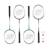 Badminton Racquets and shuttlecocks