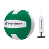 Volleyball and pump