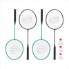 Badminton Racquets and shuttlecocks