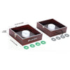 Wood Washer Toss Game Set dimensions