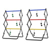 Premium Steel Folding Ladder Ball Toss Game Set