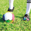 person using Soccer Training Aid outside