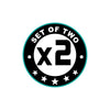 set of 2 logo