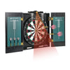 Sisal Dartboard Cabinet Set with Toe Line Marker