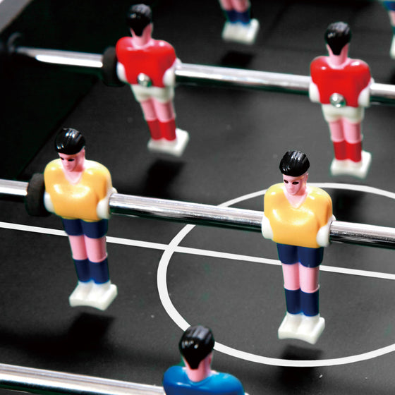 Close-up of the E-Jet Games Table Top Foosball Game