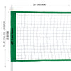Badminton and Volleyball net dimensions