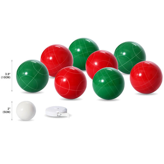 E-Jet Sport Pro Series 100 mm Solid Resin Bocce Ball Set