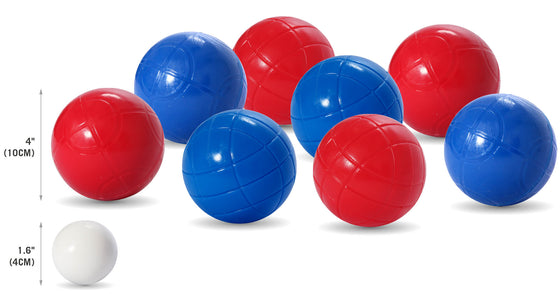 100 mm Solid Molded Bocce Ball Set