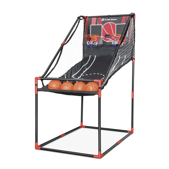 E-Jet Games 2 Player Plug-In Basketball Arcade Game with 2 Games Included